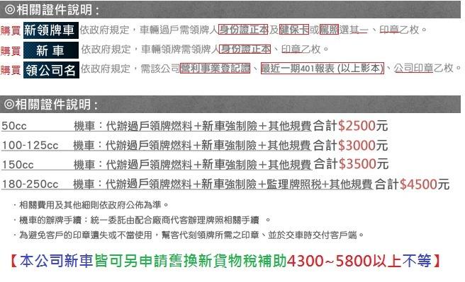 PGO經銷商百捷機車BON 125 碟剎ABS 退貨物稅舊車換新車信用不良可貸