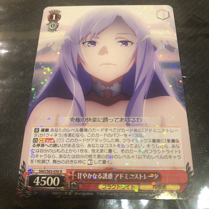 [Aurora Card] WS SAO/S65-056    R 16 
