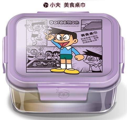 7-11哆啦A夢漫畫風玻璃便當盒--小夫(美食桌巾)