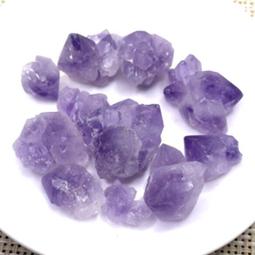 『晶鑽水晶』天然紫晶簇 如圖60g一份 淨化好幫手 開發智慧 提升考運 招財擺件