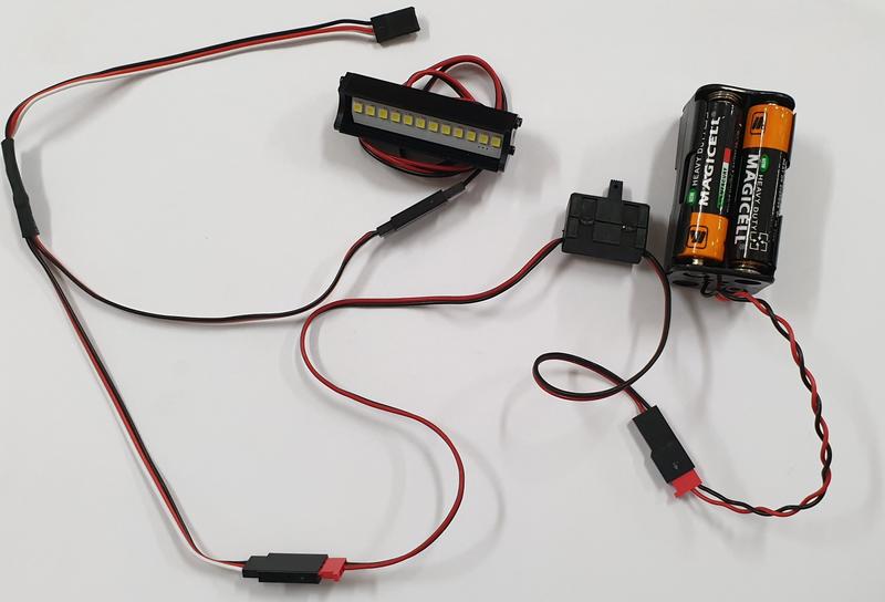 [台中學友] LED燈 電源供應組 開關 電池盒 4.8V