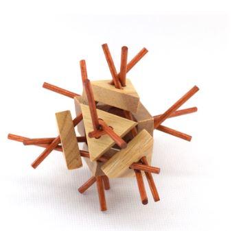 十二金釵 孔明鎖 魯班鎖 木製益智玩具 老人 成人 兒童 創意 積木解鎖玩具 鍛煉 空間 思維能力
