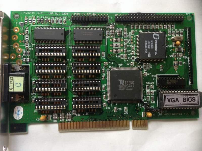 PCI 介面顯示卡 Tseng ET4000/W32P LABS