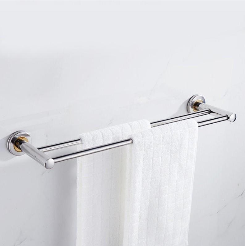 【GD420】不銹鋼毛巾架-雙桿 廚房掛架 毛巾桿 浴巾架