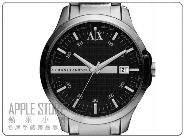 【蘋果小舖】A/X Armani Exchange 格紋紳士男錶-黑# AX2103 (公司貨保固2年)