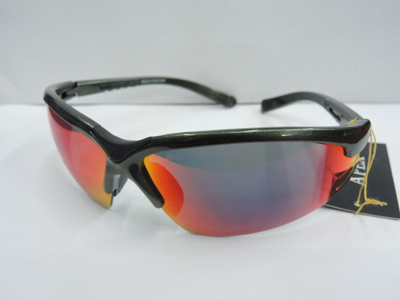 台灣品牌APEX 908 墨綠 鏡架可伸縮 彩鈦鏡片 運動太陽眼鏡 防風眼鏡 抗UV400 棒壘 自行車 任何運動適用