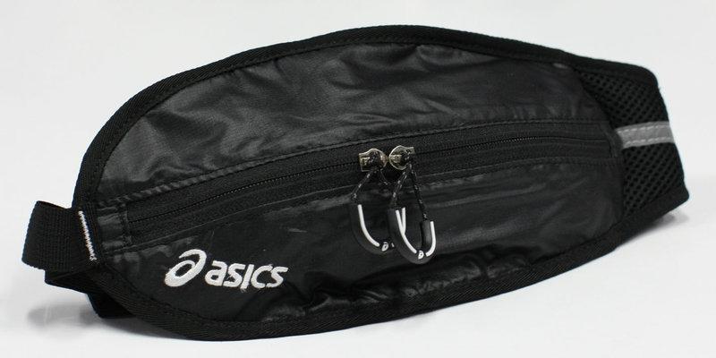 鞋大王㊣亞瑟士asics EBT150-9090 黑色 子母袋設計側背小包