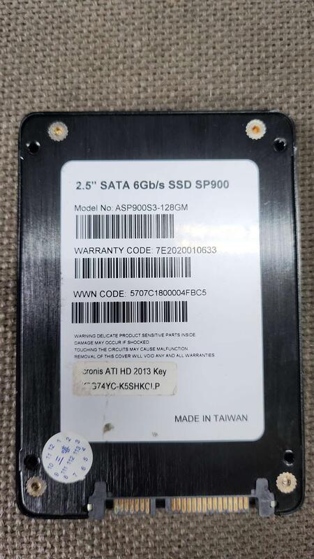 含稅 固態硬碟 威剛 SSD 128G 128GB 保固一個月 SP900 05H916