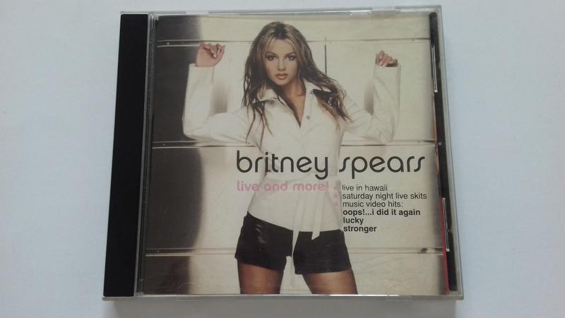 [福臨小舖](小甜甜布蘭妮 Britney Spears - live and more! 正版VCD)