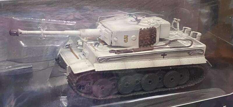 【AY Model】德軍 虎式 Tiger I 老虎 中期 冬季塗裝  例 1/72 完成品 EM 36214