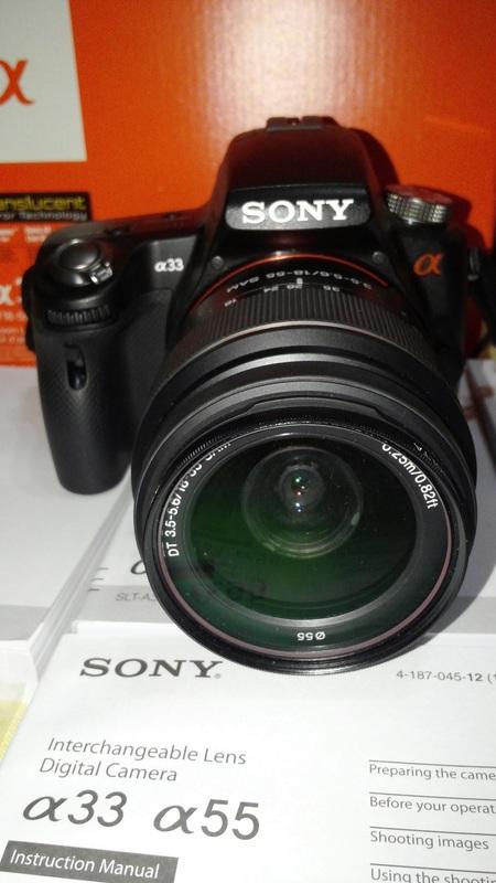 Sony SLT-A33 + Sony DT 18-55mm F3.5-5.6 SAM