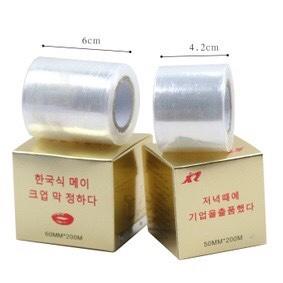 【☆┌Lenger Shop┘☆】 韓國半永久進口覆蓋膜 紋繡專用保鮮膜/妝透膜4.2cm*200m