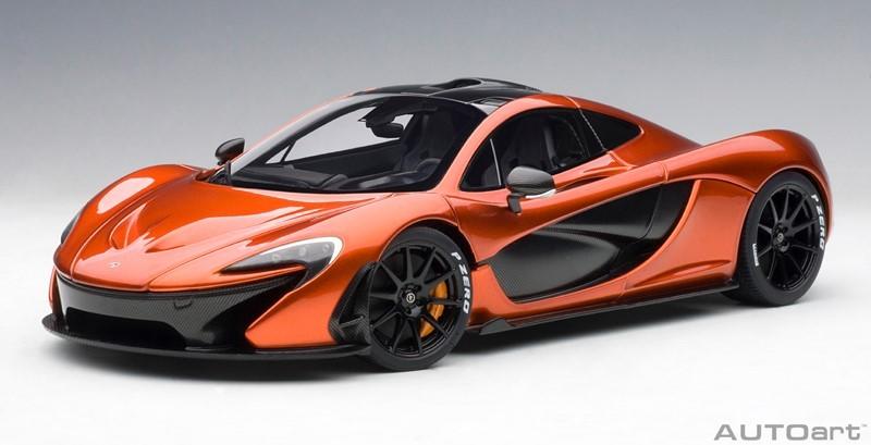 超跑RC工房-<缺貨> 1/18 AUTOart McLaren P1 火山橘 再版 特價
