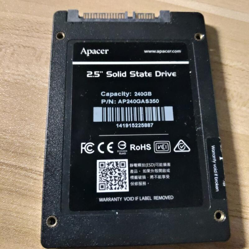 14小時.健康度 100%240G，SSD，Apacer AS350 240GB 240.0 GB，固態硬碟，便宜升級電 | 露天市集 | 全 ...