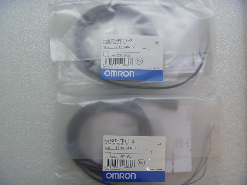 OMRON 歐姆龍 Sensor #E3T-FD11-2 新品