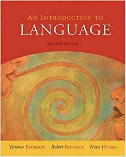 An introduction to language[原文教科書]-7th edition