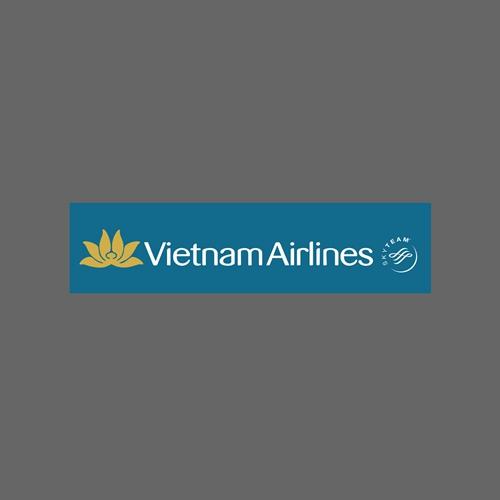 越南航空 LOGO 橫幅 防水貼紙 筆電 行李箱 安全帽貼 尺寸120x30mm