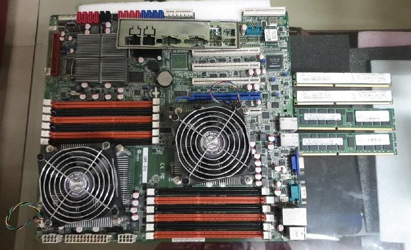 電腦主機板 + CPU + 記憶體 (不拆賣)