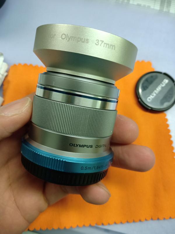 For Olympus 45mm/F1.8 用 金屬遮光罩 37mm 口徑 37MM 鏡頭可適用