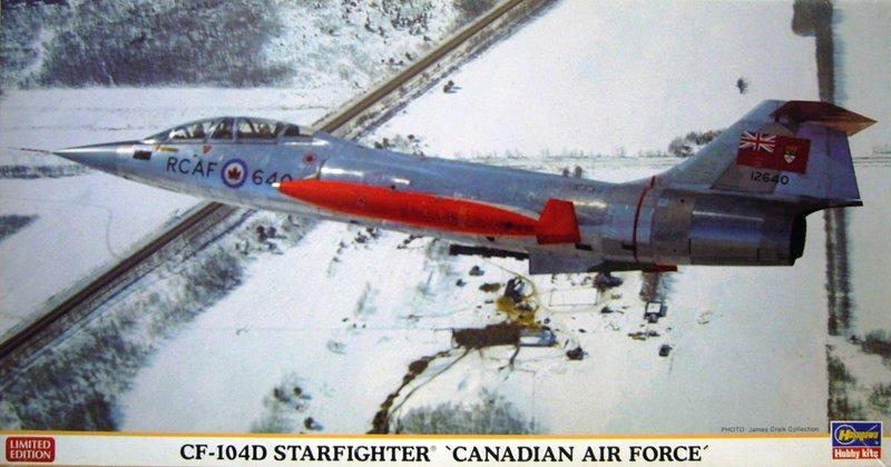 長谷川 1/48 加拿大CF-104單/雙座型各一盒(單座型附金屬零件)