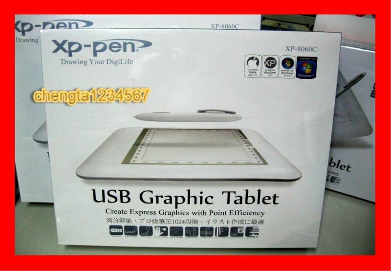 【全新公司貨】日本品牌 XP-PEN XP-8060C 1024階感壓 6X8 數位板/手寫繪圖板/XP8060C