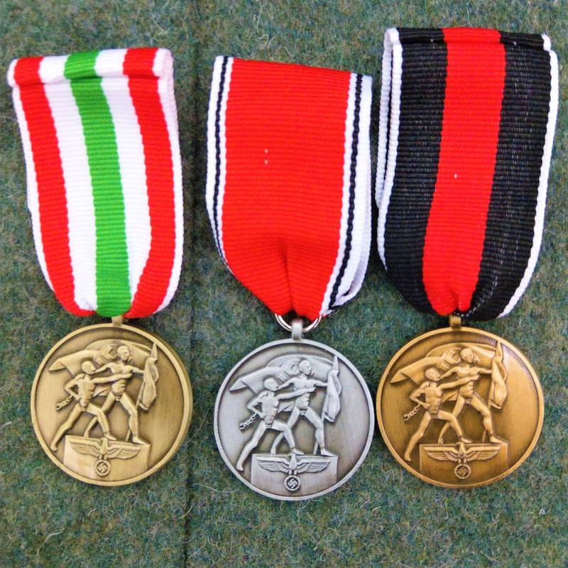 二戰 德國 鮮花獎章 梅梅爾回歸、奧地利合併、蘇台德合併   德軍 納粹  勳章 勛章