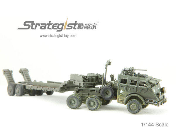 Strategist 戰略家 1/144 M25  二戰美軍 龍式 坦克運輸車/裝甲修復車 軍綠色