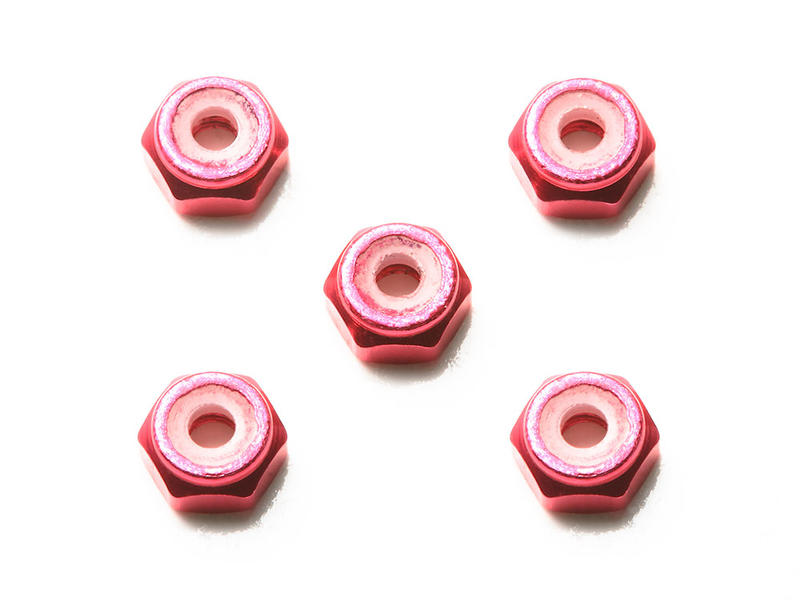 超技綠能☆Tamiya 田宮 95426 2mm Aluminum Lock Nut Pink (5pcs.)