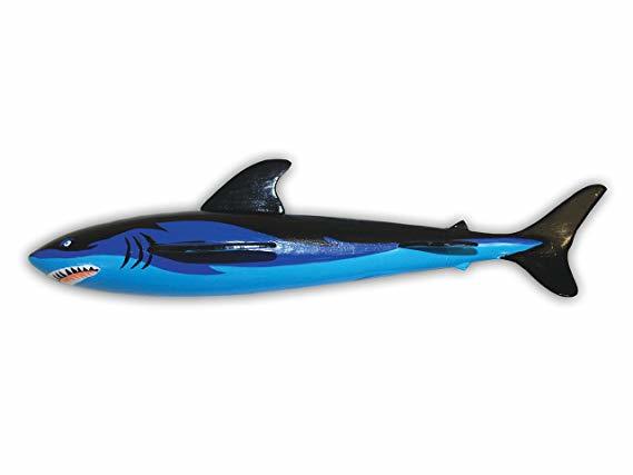 夏季游泳玩具鯊魚 優良安全設計慣性自動潛浮 浴室洗澡玩具 兒童戲水玩具 全新未拆封,數量有限