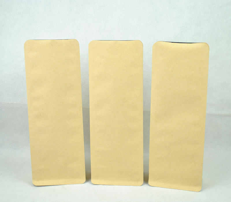 PNB102 – 淺色 牛皮紙 黃牛皮 1/2 半磅 227g 平底袋 平底夾邊袋  100入