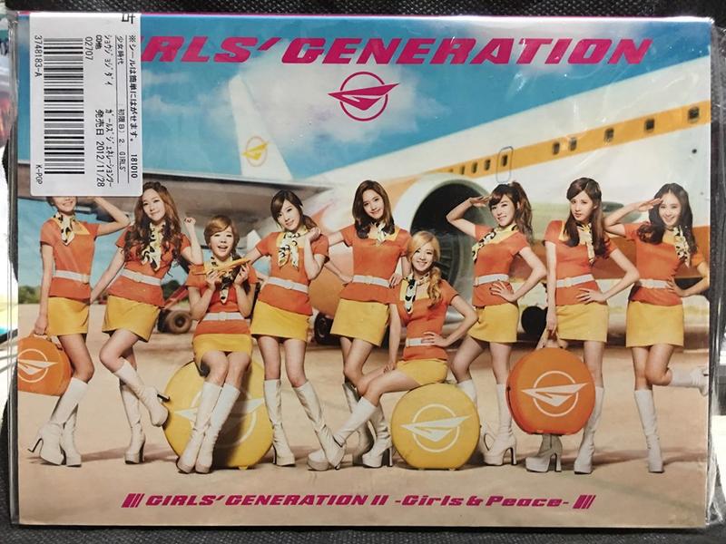 日版 少女時代 GIRLS GENERATION [Girls & PEACE] 初回限定盤 第二張日文專輯CD+DVD