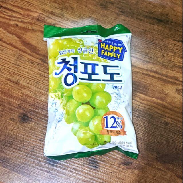 韓國樂天 LOTTE 青葡萄糖果 硬顆糖果 果汁糖果 現貨不用等