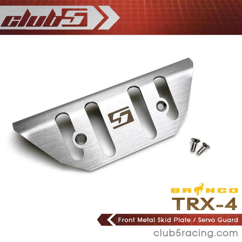 -CLUB 5-TRX-4 2021 Bronco 專用 前轉向檔板 前下護板 不鏽鋼耐衝撞 防腐蝕C-TRX4-082
