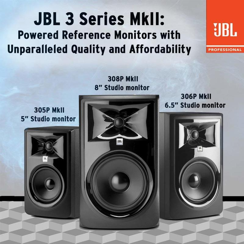 【竭力萊姆】預購 一年保 美國 JBL 305P 306P 308P MKII 二代 新3系 專業級主動式監聽喇叭