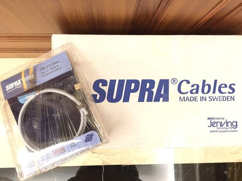 [正版真品]全新瑞典製Supra USB線 A to Micro B 長度2米 2M