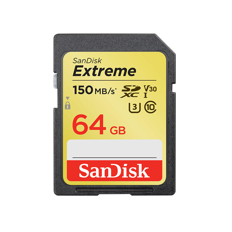 數位NO1 SanDisk 晟碟 Extreme SDHC 64G 150MB/s 記憶卡 SD 公司貨 台中