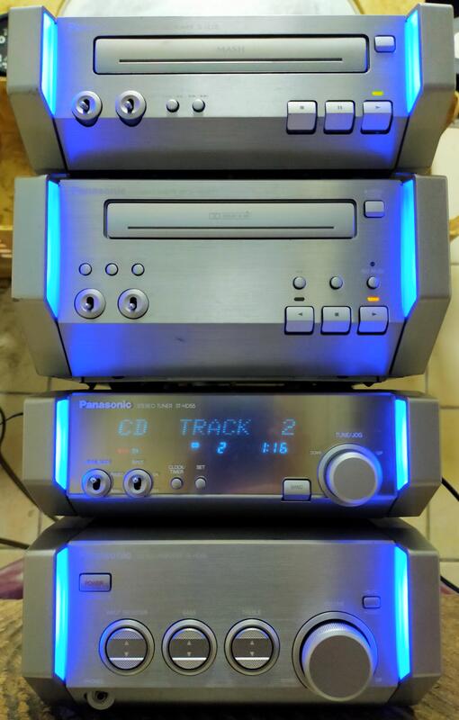 日製 Panasonic SC-HD55  微型 音響 ( 擴大機 + CD + 卡座 + 收音機 )
