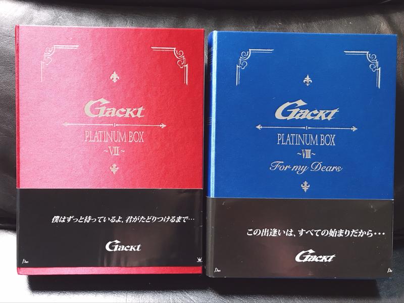 【視覺系搖滾歌手．GACKT】Gackt Platinum Box VII + VIII / 紀念盒/日本正版 / 自有