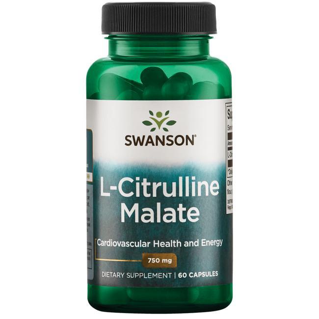 【天然小舖】Swanson 瓜胺酸蘋果酸 L-Citrulline Malate 750mg 60顆