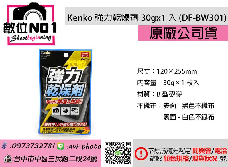 數位NO1 Kenko 強力乾燥劑30gx1入 (DF-BW301) 公司貨 台中實體店 國旅特約 可重複使用 可日曬