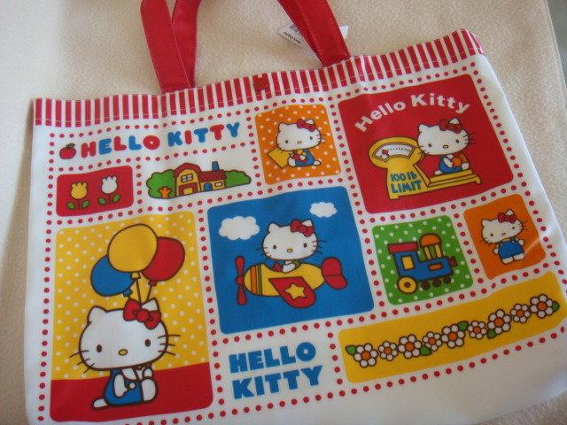 『wow日本部屋』Hello Kitty 超美超鮮豔 防水超實用手提袋