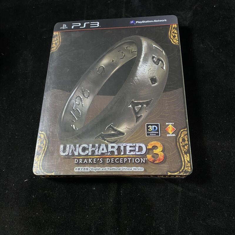 二手 PS3 秘境探險 3 鐵盒 / 中英文合版