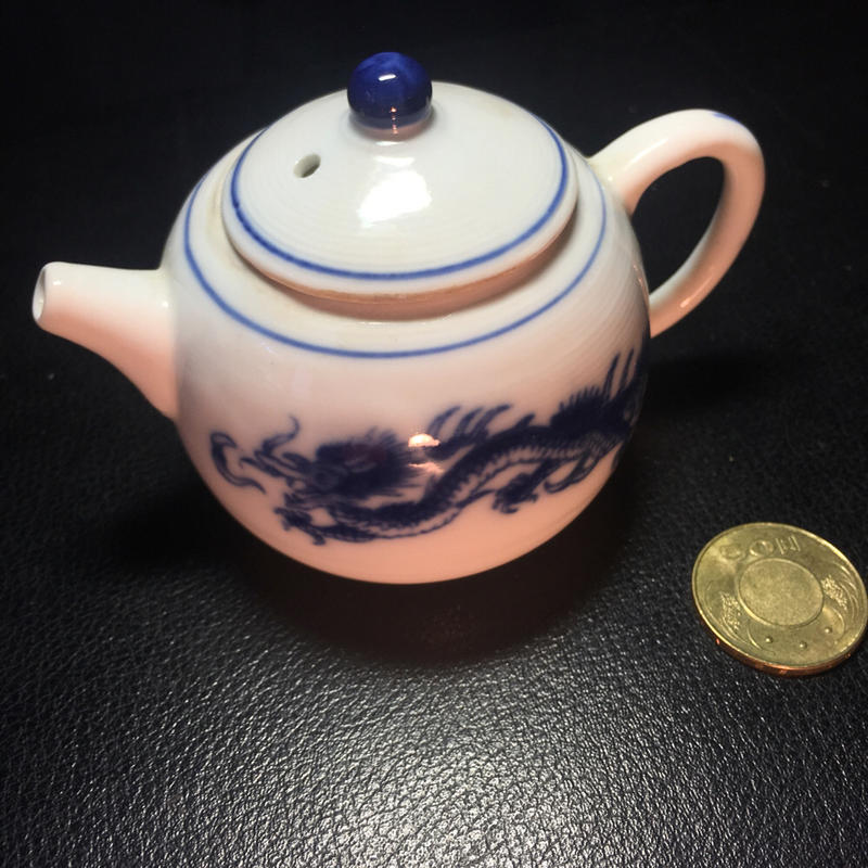 ［最低價]  青花龍圖造型茶壺 泡茶 器皿 勿直接下標詳看說明