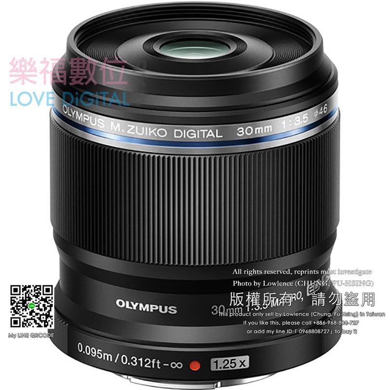平輸 分期 零利 送保護鏡 OLYMPUS M.Zuiko Digital ED 30mm f3.5 微距 定焦鏡頭