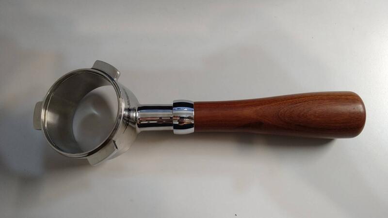 53mm 無底手柄 實木握柄 適用於Breville BES840XL BES870XL[二手]