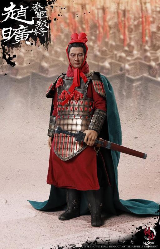 JSModel 1/6 秦軍 敵将 趙曠 MN010 Zhao Zhao Kuang - Qin Army - JS Model 1/6 Scale Figure