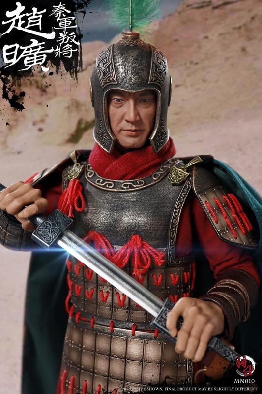 JSModel 1/6 秦軍 敵将 趙曠 MN010 Zhao Jiang Shi MN010 Qin army Zhao Kuang 1/6 Collectible Action