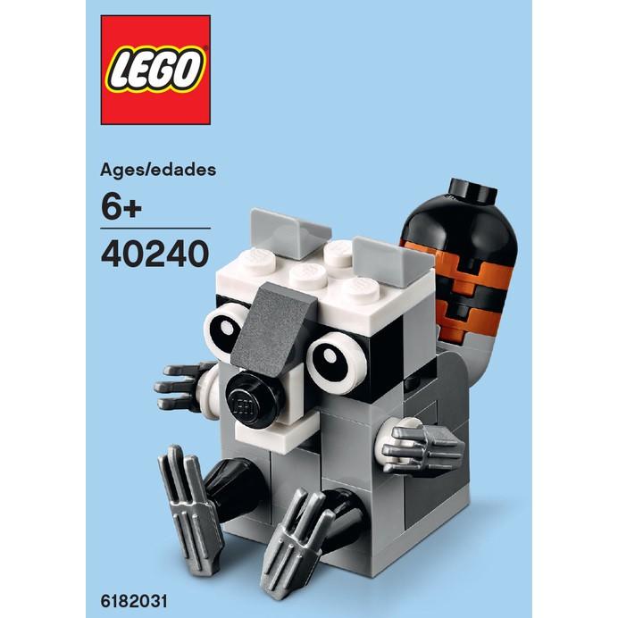 【樂GO】  LEGO 樂高 40240 浣熊  全新 原廠正版
