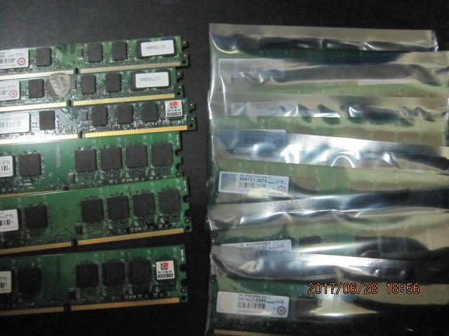 創見 威剛  DDR2 800 2G DDRII PC2-6400 雙面16顆粒 桌上型專用 終身保固