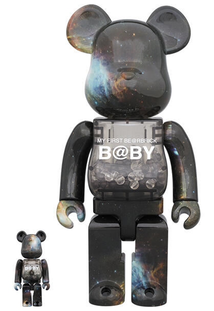 Image.台中逢甲店BE@RBRICK BEARBRICK 400%100% 庫柏力克熊星空千秋